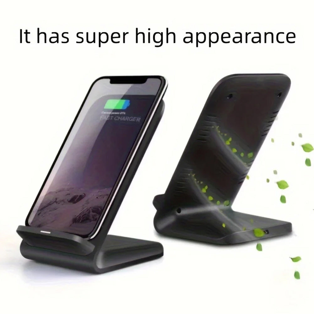 30W Foldable Wireless Charger Stand Pad for Smartphones, Apple iPhone, Samsung, iOS & Android Fast Charging Station Phone Holder