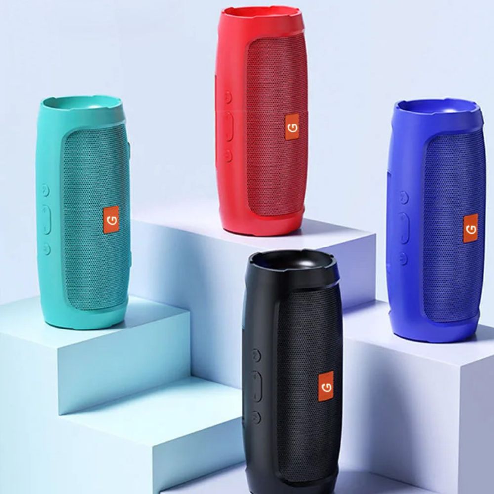 Premium Dual-Speaker Stereo for Outdoor: Portable Subwoofer with TF/USB Playback, FM, Voice Broadcasting | Compatible with Smartphone, Laptop, Tablet, PC, Apple iPhone, iPad, MacBook, iOS, Android, Samsung