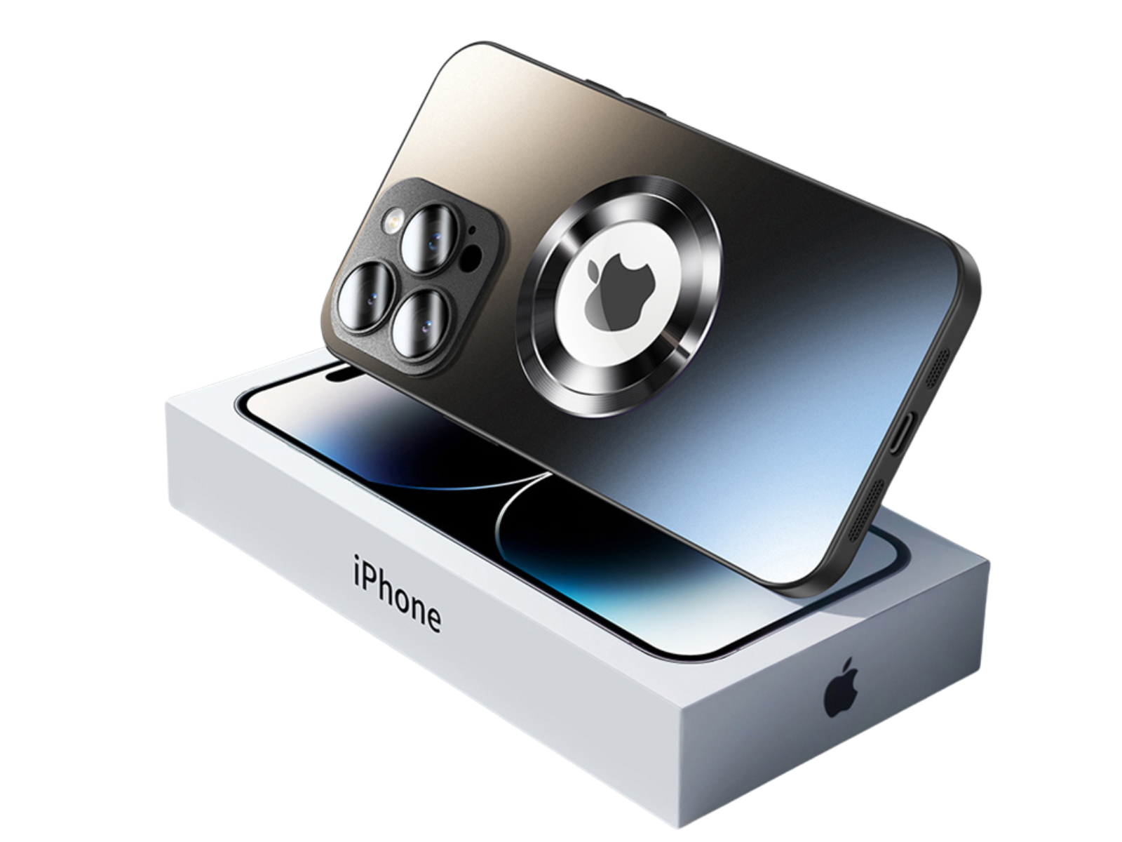 Hochwertige Matte Magnetische iPhone-Hülle mit MagSafe Case für Apple iPhone 17/17 Air, 16/16e, 15, 14, 13 Pro Max Plus | Glasobjektiv-Kameraschutzabdeckung, Panzer-Schutzhülle, Stoßfest und Stilvolle Handyhülle | Tasche in limitierter Auflage