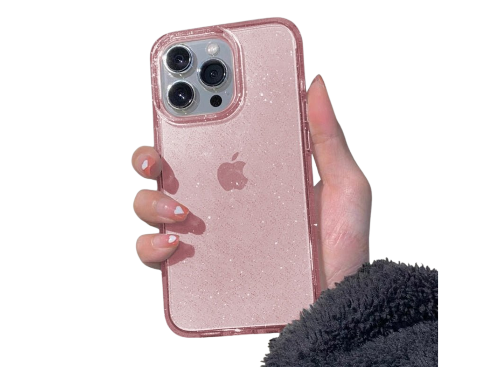 Luxus Bling Glitzer Transparente Stoßfeste Hülle für Apple iPhone 17/17 Air, 16/16e, 15, 14, 13 Pro Max Plus | Stilvoll & Schützend