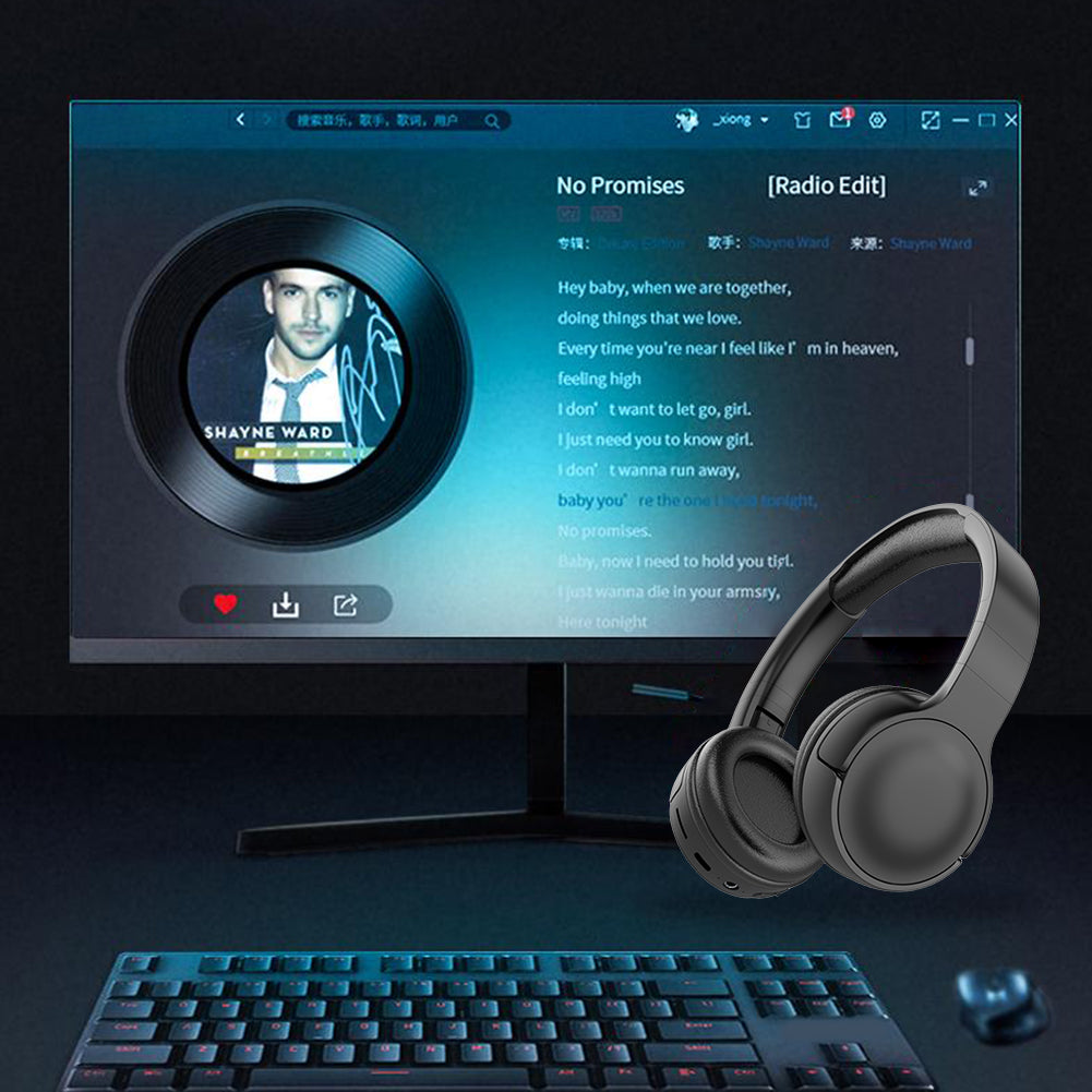 Hochwertiges Lenovo TH20 Gaming Kopfhörer: Dual-Mode Headset, Wireless Bluetooth 5.3, Faltbar, Sport, Musik - 2023 Neuheiten