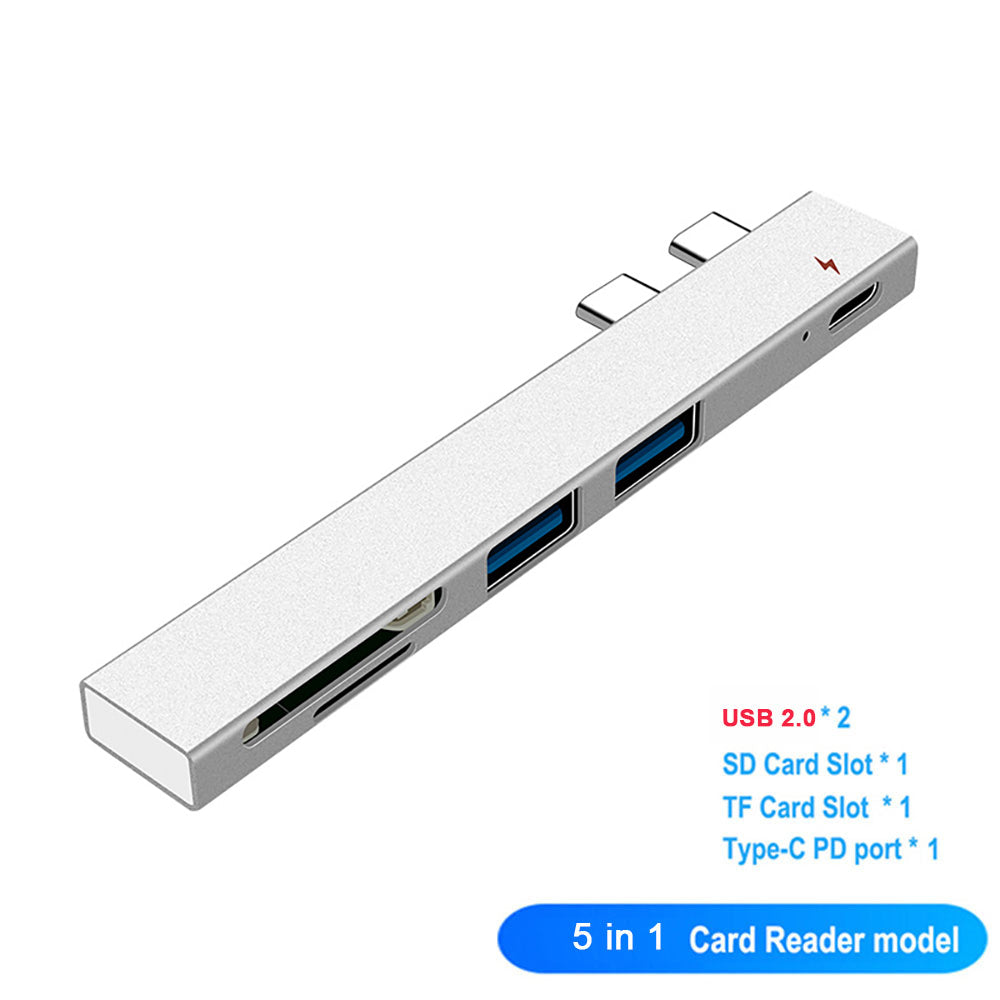 Premium USB-C Hub with HDMI 4K Adapter & Thunderbolt 3: USB 3.1 Type-C to 3.0 Hub - Enhanced Connectivity for Macbook Air/Pro/M3/M2/M1: 16,14,13-inch | 2024/2023/2022/2020 Series  Chips