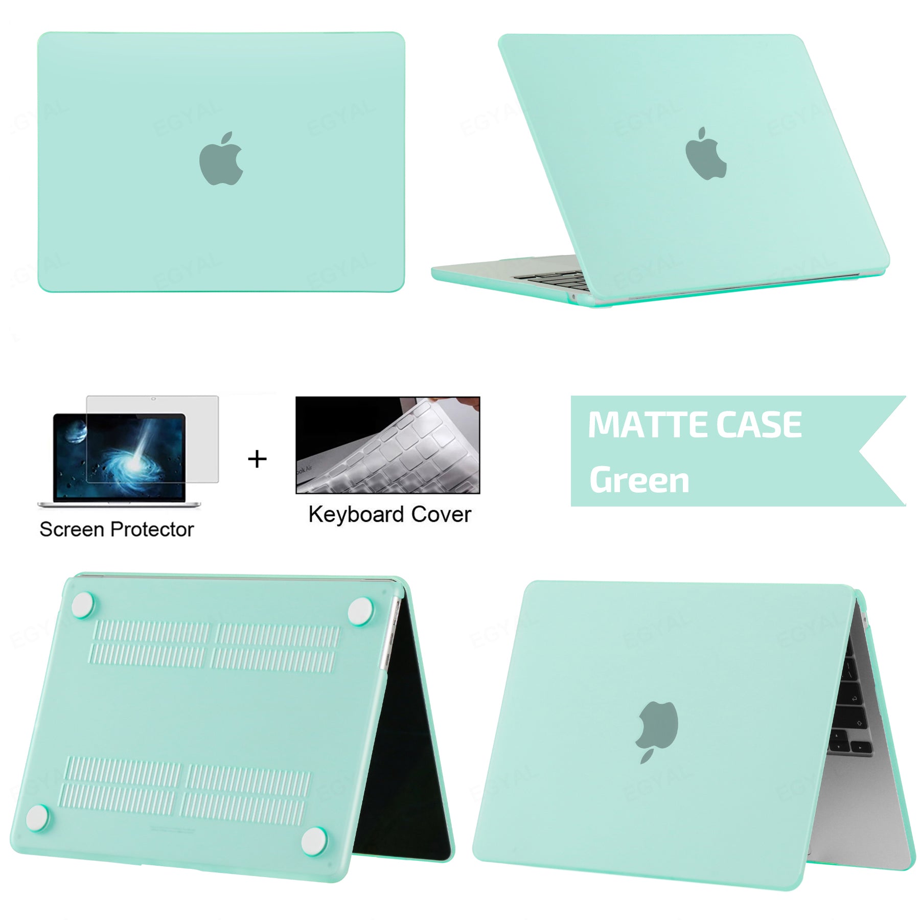 Coque rigide ultra fine de haute qualité - Housse pour ordinateur portable pour MacBook Pro 14 A2442 A2779, Air 13 M1 M2 Chip A2337 A2179, 15.3 A2941, 13.6, Pro 13 A2338 - Premium Cover