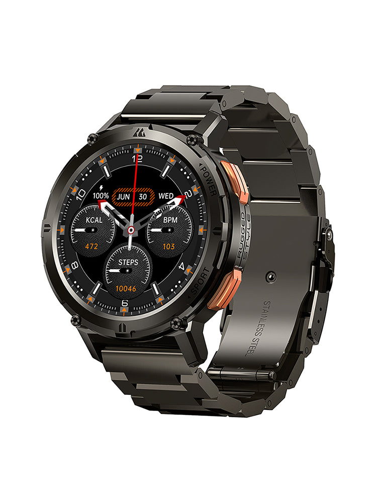 Luxus 1.39" Bluetooth Anruf Smartwatch Männer Sport Fitness Uhren | IP68 Wasserdichte Smartwatch für Xiaomi Android iOS K52