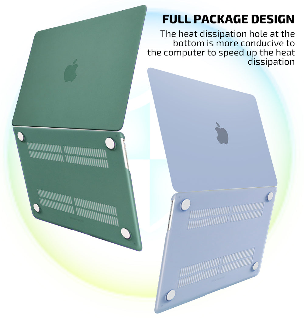 Coque rigide ultra fine de haute qualité - Housse pour ordinateur portable pour MacBook Pro 14 A2442 A2779, Air 13 M1 M2 Chip A2337 A2179, 15.3 A2941, 13.6, Pro 13 A2338 - Premium Cover