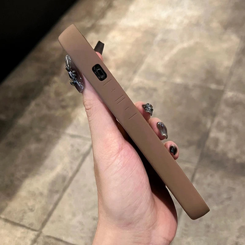 Hochwertige niedliche 3D-Liebesherz-Design Silikon-iPhone-Hülle | MagSafe Case, Kameralinsenschutzabdeckung für Apple iPhone 17/17 Air, 16/16e, 15, 14, 13 Pro Max Plus Cover | Silikon-Softcover-Schutzhülle