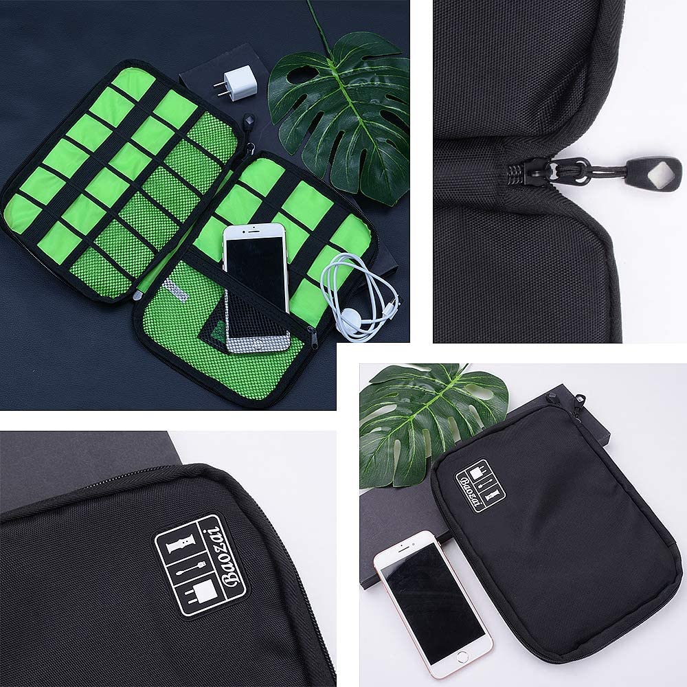 Premium Aufbewahrungstasche für MacBook & Laptop-Zubehör – Passend für 13", 14", 16" Geräte – Reise-Organizer für externe Festplatte, U-Disk, SSD, Ladegerät, Kopfhörer, Kabel & mehr | Kompakt & Wasserabweisend