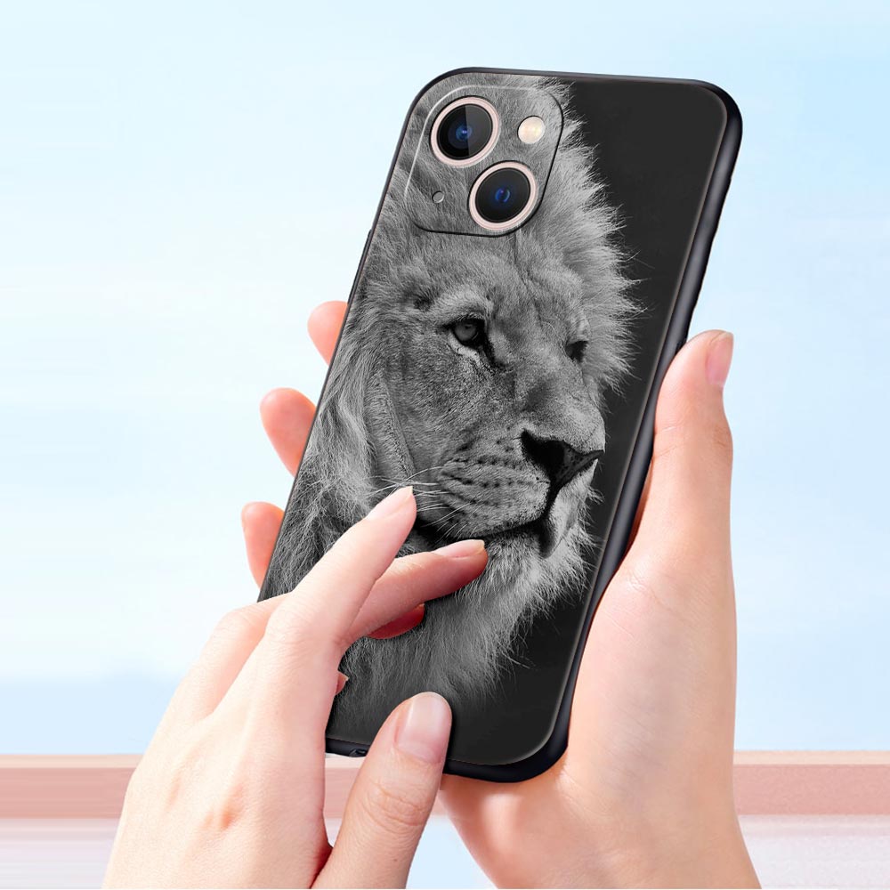 Hochwertige iPhone-Hülle mit Tierdesigns: Wolf, Hund, Katze, Vogel, Löwe, Tiger | MagSafe-kompatibles Case mit Kameralinsenschutz | Premium Hardcase für Apple iPhone 17/17 Air, 16/16e, 15, 14, 13 Pro Max Plus Cover | Stoßsichere Handyhülle & Panzertasche