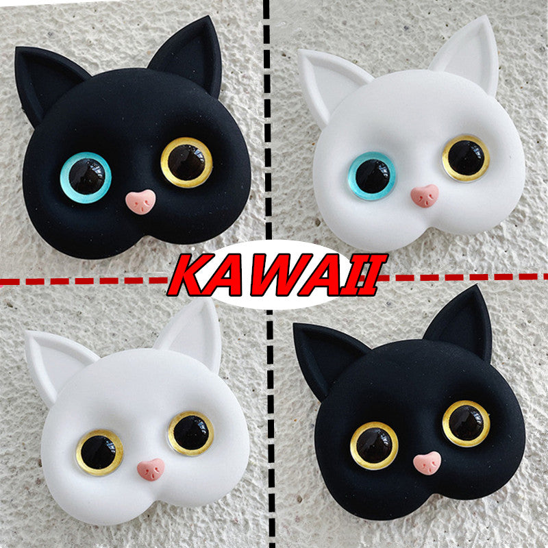 Luxury Air Sac Telefon Halter Griptok Kawaii 3D Katze Handy Finger Ring | Stand Grip Tok Handy Zubehör iPhone | Stylischer