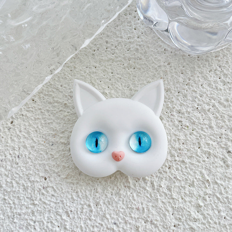 Luxury Air Sac Telefon Halter Griptok Kawaii 3D Katze Handy Finger Ring | Stand Grip Tok Handy Zubehör iPhone | Stylischer