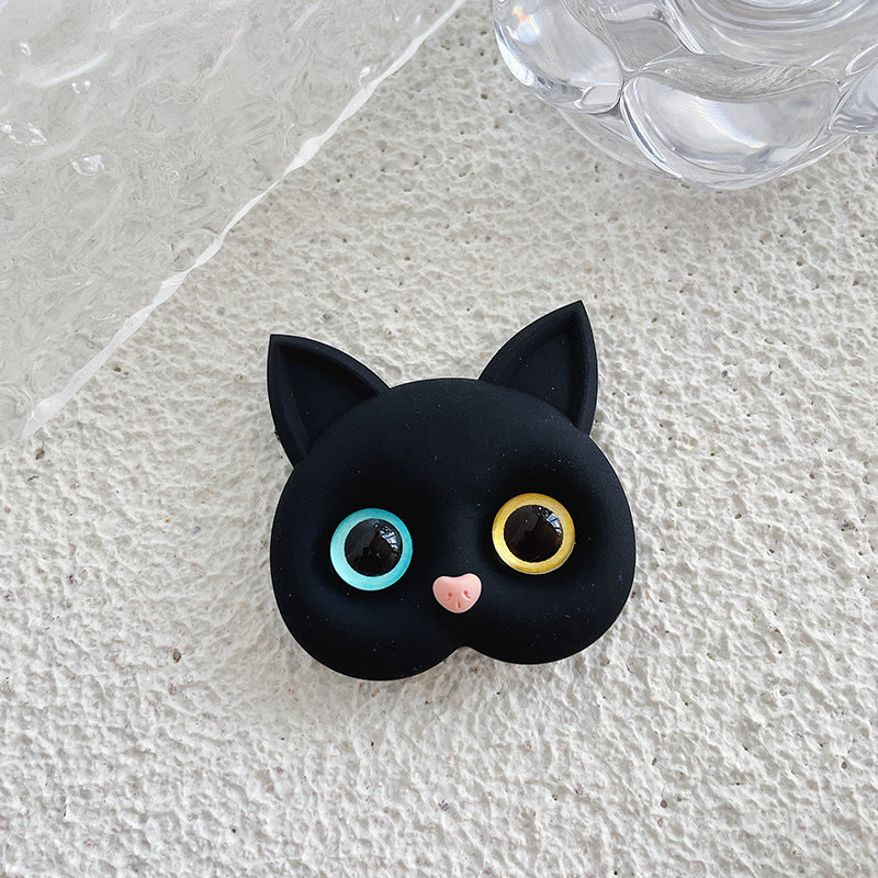 Luxury Air Sac Telefon Halter Griptok Kawaii 3D Katze Handy Finger Ring | Stand Grip Tok Handy Zubehör iPhone | Stylischer
