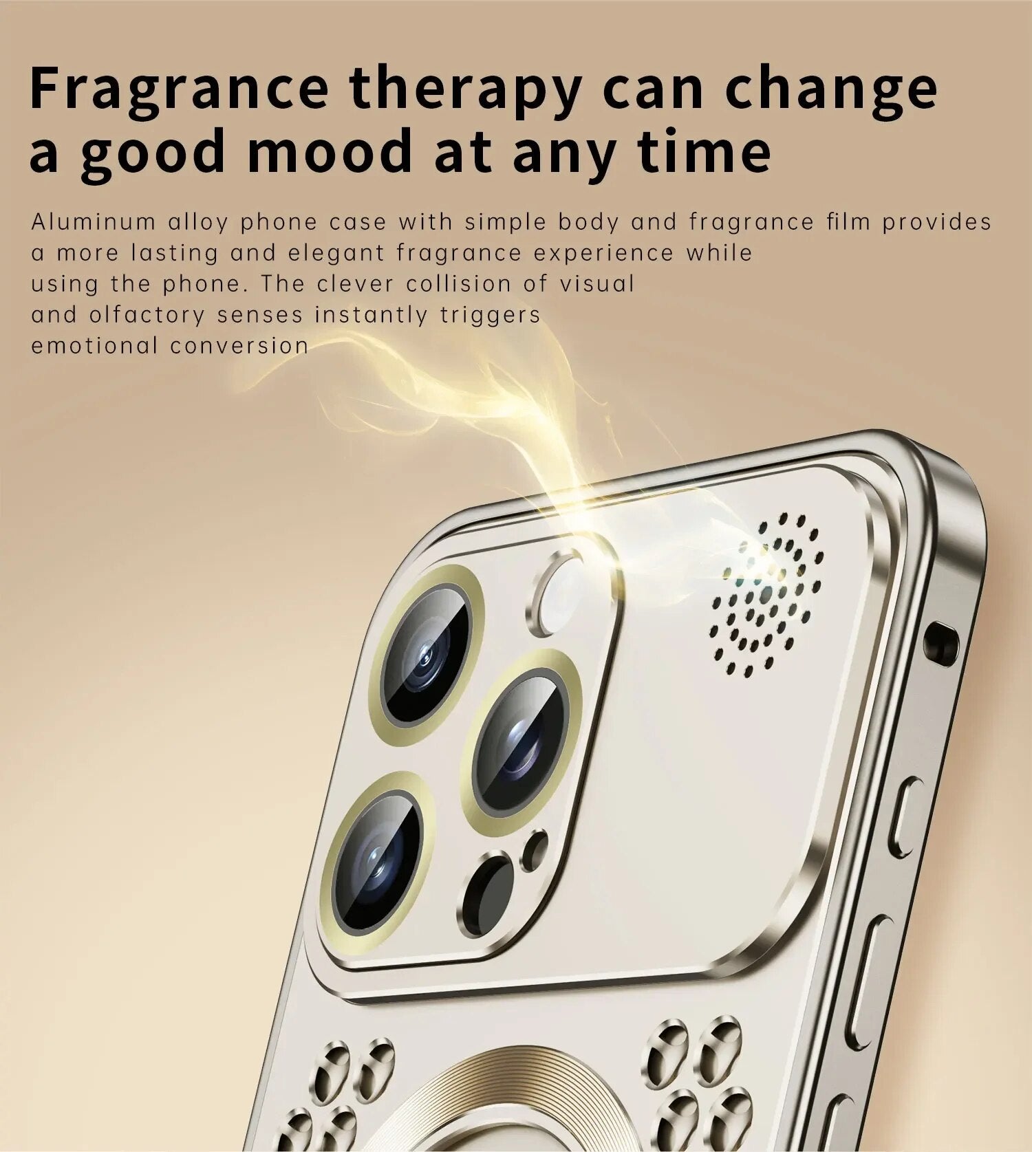 Hochwertige magnetische Wärmeableitungshülle, MagSafe, Abdeckung,  aus Metall | Apple iPhone 12/13/14/15 Pro Max Plus – Aluminiumabdeckung