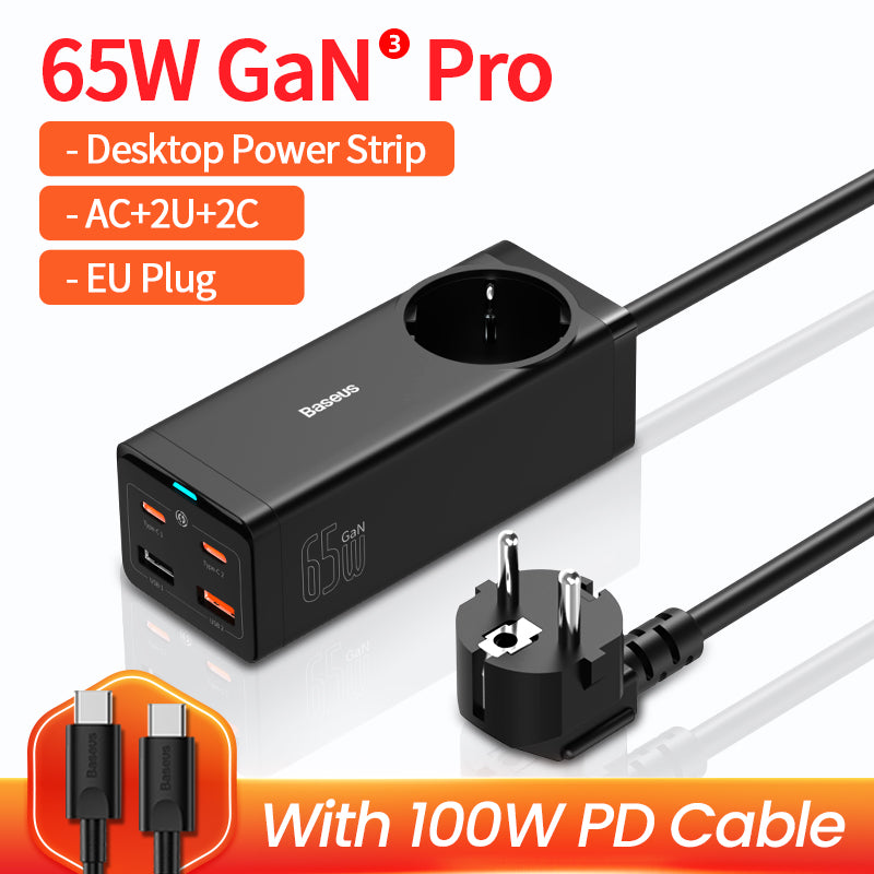 Premium 100W GaN3 Pro USB Ladegerät Desktop Ladestation - Typ C PD QC Quick Charge 4.0 3.0 Schnellladung - Phone Heaven Zone