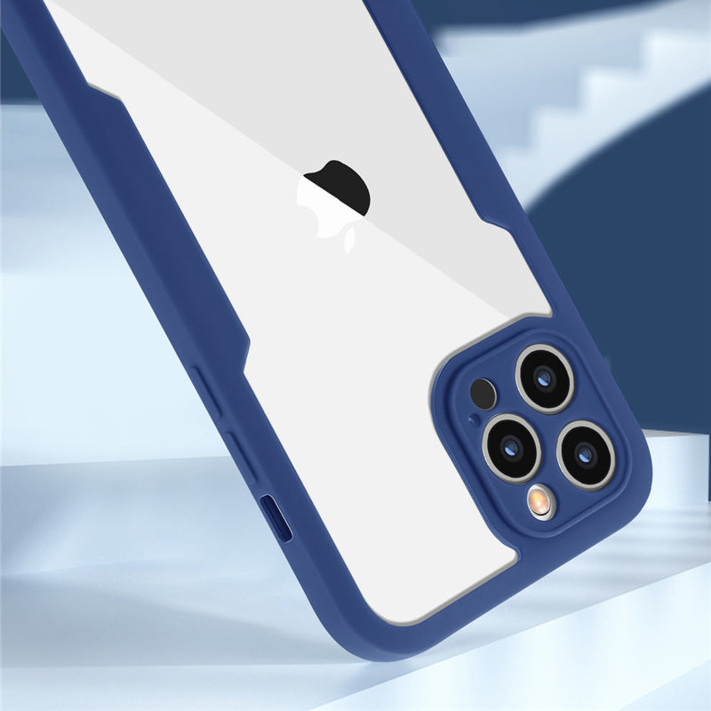 Premium 360° Ganzkörper durchsichtige Hülle | MagSafe, Abdeckung Apple iPhone 15/14/13/12/11 | Luxus Silikon Stoßstange