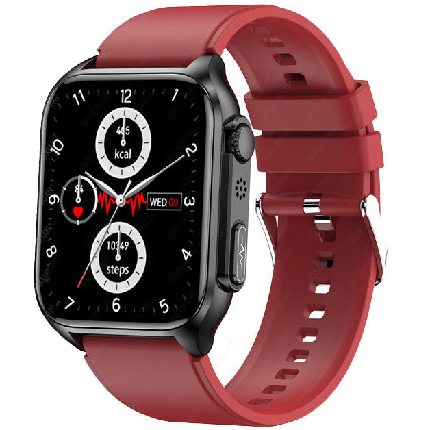 Premium Blutzucker Smartwatch für Männer mit KI Sprachassistent, Bluetooth Anruf, automatischer InfrarotBlutsauerstoffmessunga