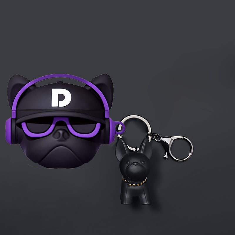 Hochwertige Apple AirTag Hülle: Lustiges Hundemotiv, Silikon Case | Schützende Anti-Verlust Cover für AirTags Locator