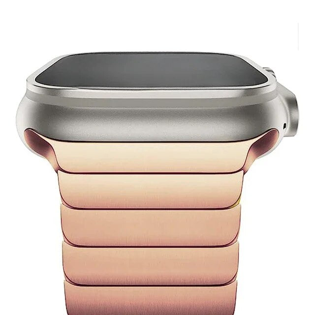Titan Farbband für Luxury Apple Watch Serie 10/9/8/7/6/5/4/3/2/1 & Ultra 2/1, SE: 2024, 2023, 2022, 2021, 2020, 2019, 2018,
