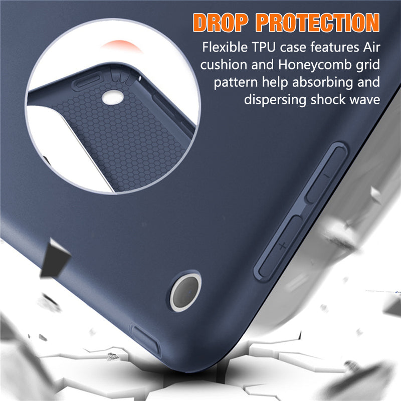 Premium iPad Hülle mit Stifthalter für iPad Pro 11, iPad 10 (7. 8. 9. Generation) - Hochwertiges Case für iPad Air 5, iPad 4,