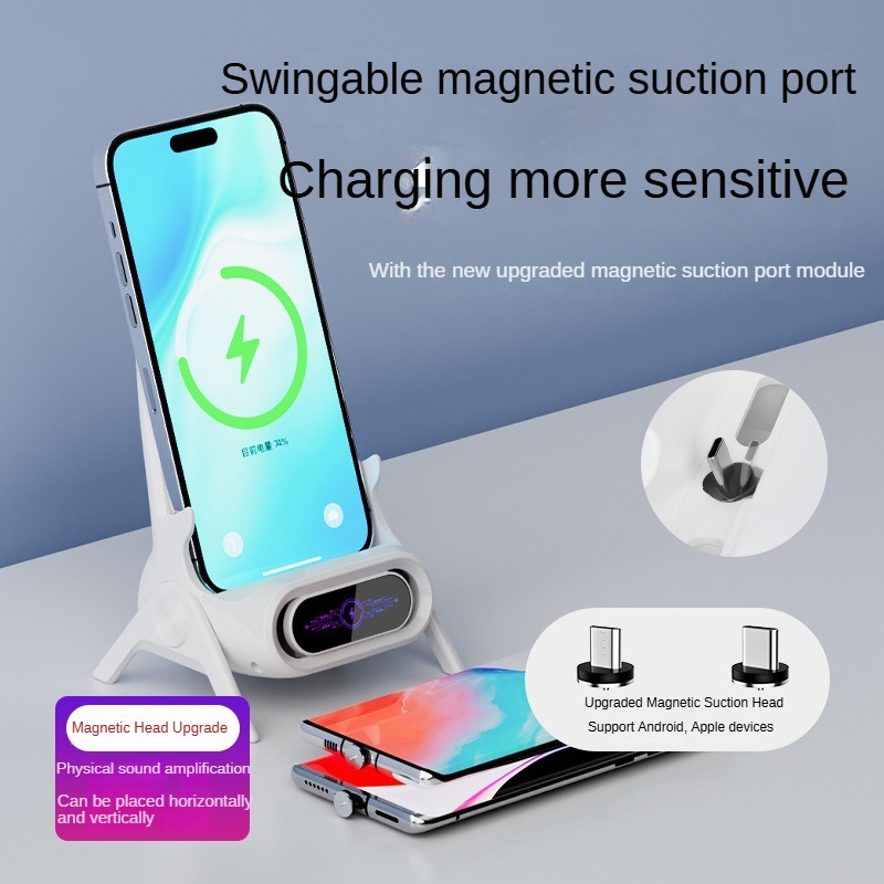 Mini chair wireless quick charger multi-function ale phone holder charging station for Huawei Smartphones, Apple iPhone, Samsung, iOS & Android charging
