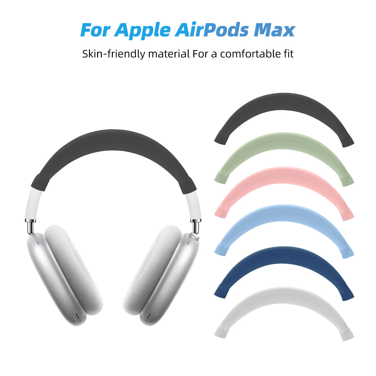 Premium TPU Protective Case for Apple AirPods Max Shockproof & Scratch-Resistant Transparent Headphone Case | Soft, Transparent Cover - Premium Protection for Wireless Headphones