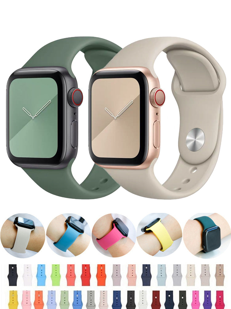 Silikon-Loop-Band Apple Watch Premium Handgelenkriemen | Colorful Pride Edition Armbandriemen | Bequem, Stilvoll.