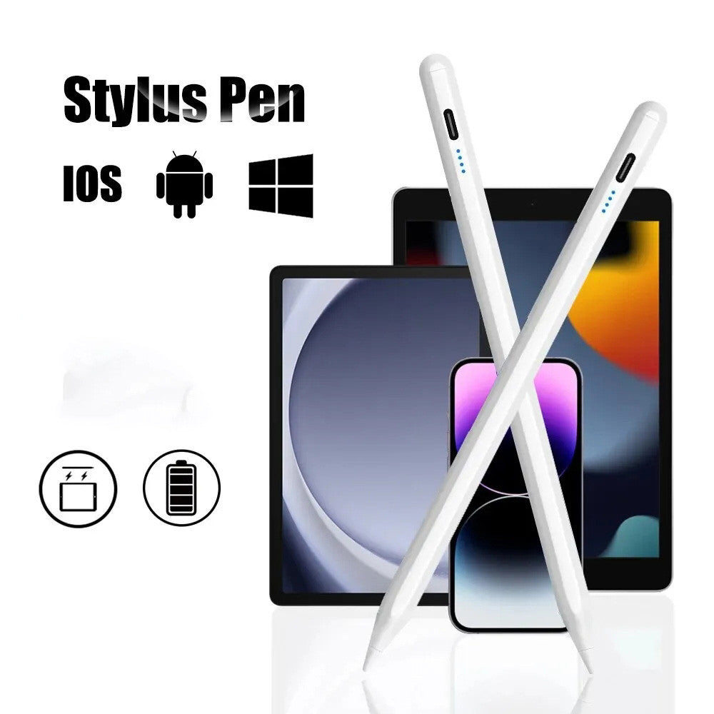 Premium Universal Stylus: Touch Pen for iPad Series: Tablet, Smartphones, Laptop & Phone, Compatible with Apple iPhone, MacBook, iPad, Xiaomi, Huawei, iOS, Android & Windows - Precise Input Pen