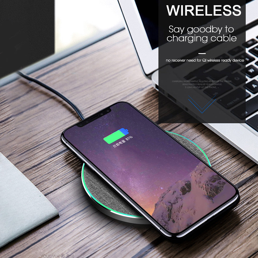 30W Fast Wireless Charging Pad | Premium USB C Charging Cable MagSafe Charger for Smartphones, Apple iPhone, Samsung, iOS & Android- Fast Wireless Charging Pad