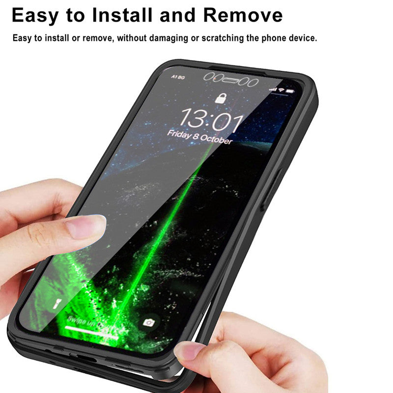 Luxuriöse rundum klare iPhone-Hülle | MagSafe Case mit Bildschirm- und Kameralinsenschutzabdeckung für Apple iPhone 17/17 Air, 16/16e, 15, 14, 13 Pro Max Plus Cover | Transparente Panzertasche, Stoßstangenabdeckung Handyhülle | Premium-Silikon-Schutzhülle