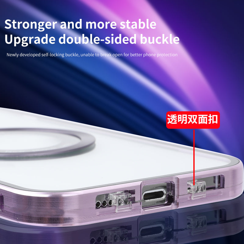 High-Quality iPhone Case with 360° Full Sealed Protection of Glass and Metal | MagSafe-Compatible Protective Case, 360-Degree Protection, Camera Lens Protection for Apple iPhone 16/16e, 15, 14, 13, 12 Pro Max, Pro, Plus & Mini Cover | Armor Bumper Case