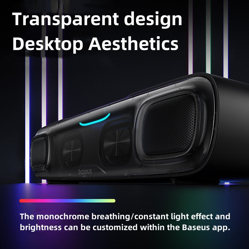 Hochwertiges DS10 Schreibtisch Mini Soundbar Lautsprecher Bluetooth 4.1 Triple-Mode | Audio 3D Sound Scape Surround Subwoofe