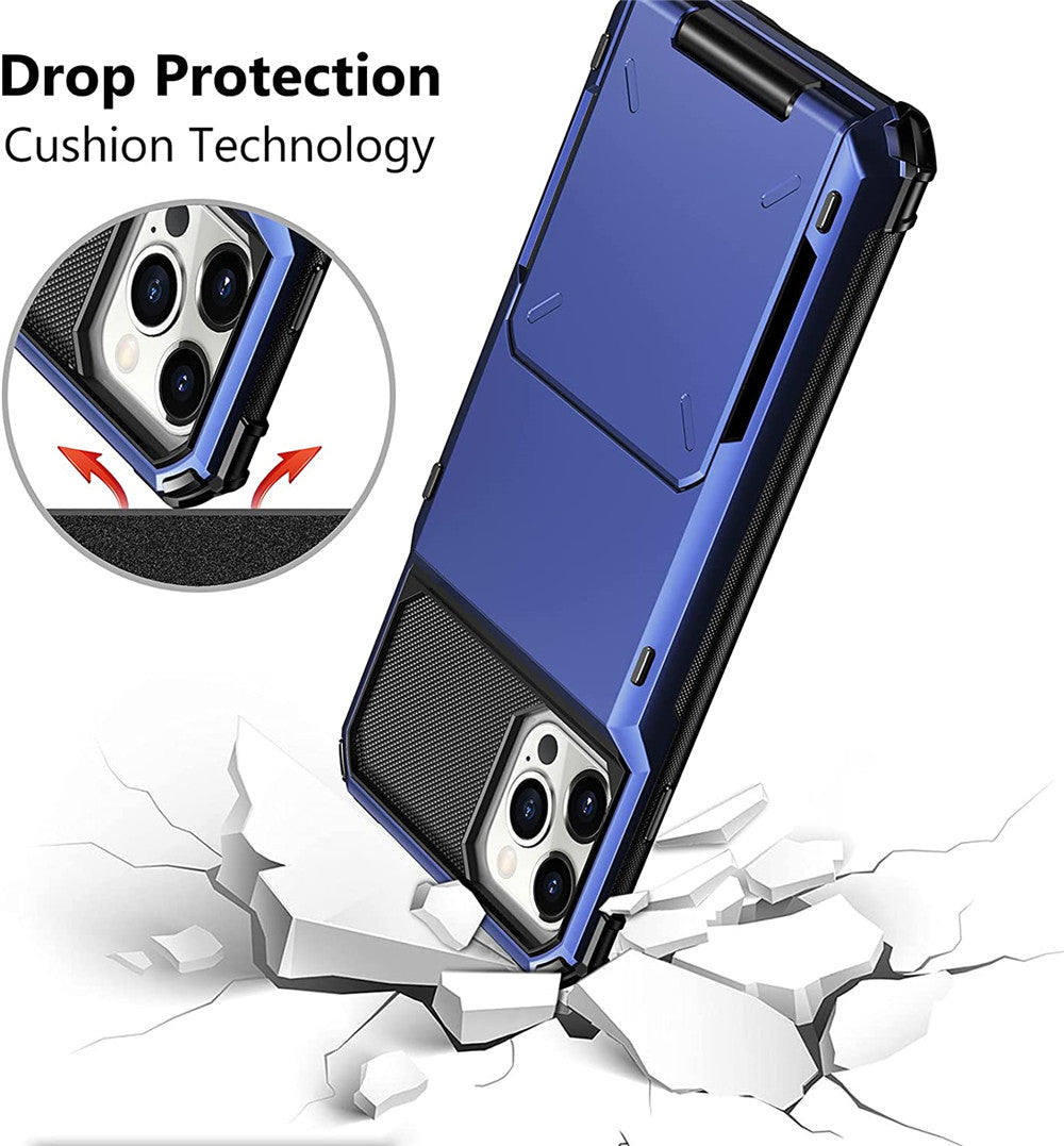 High-Quality Wallet with 4 Card Slots and Credit Card Holder Cover iPhone Case | MagSafe Case with 360-Degree Protection and Camera Lens Cover for Apple iPhone 16/15/14/13/12 Pro Max, Plus Mini | Armor Phone Case | Premium Wallet Protective Cover