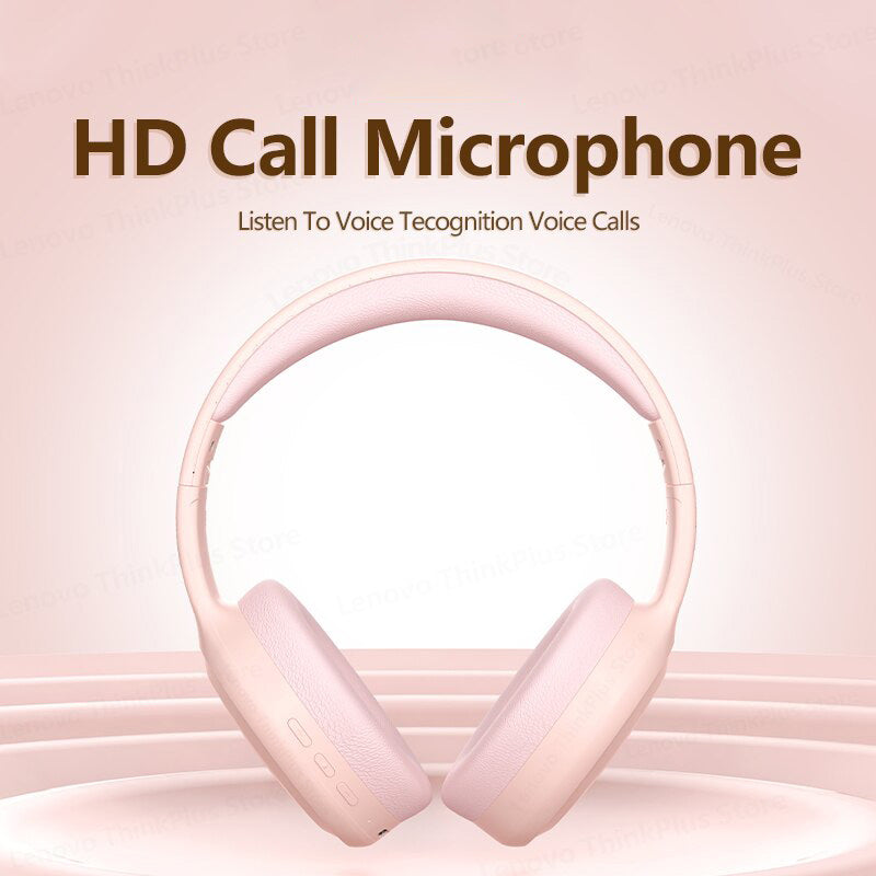 Hochwertiges Lenovo TH30 Drahtlose Kopfhörer Bluetooth 5.3 - Faltbar Gaming Headset Sport Kopfhörer mit Mic - Musik Earbuds