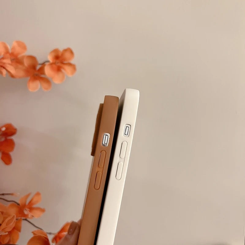 Candy Love Heart Premium iPhone Case | Shockproof Anti-Scratch Colorful Luxury iPhone Soft Silicone Case - Apple iPhone 16/16e, 15, 14, 13, 12 Pro Max, Pro, Plus, Mini Cover