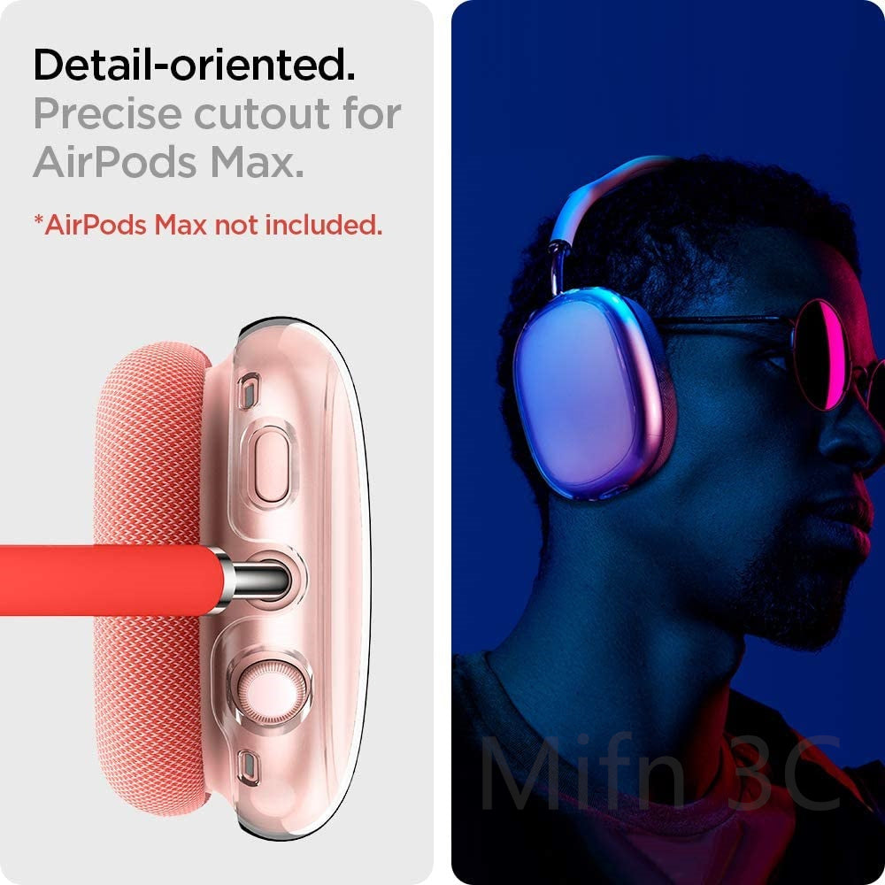 Premium TPU Protective Case for Apple AirPods Max Shockproof & Scratch-Resistant Transparent Headphone Case | Soft, Transparent Cover - Premium Protection for Wireless Headphones