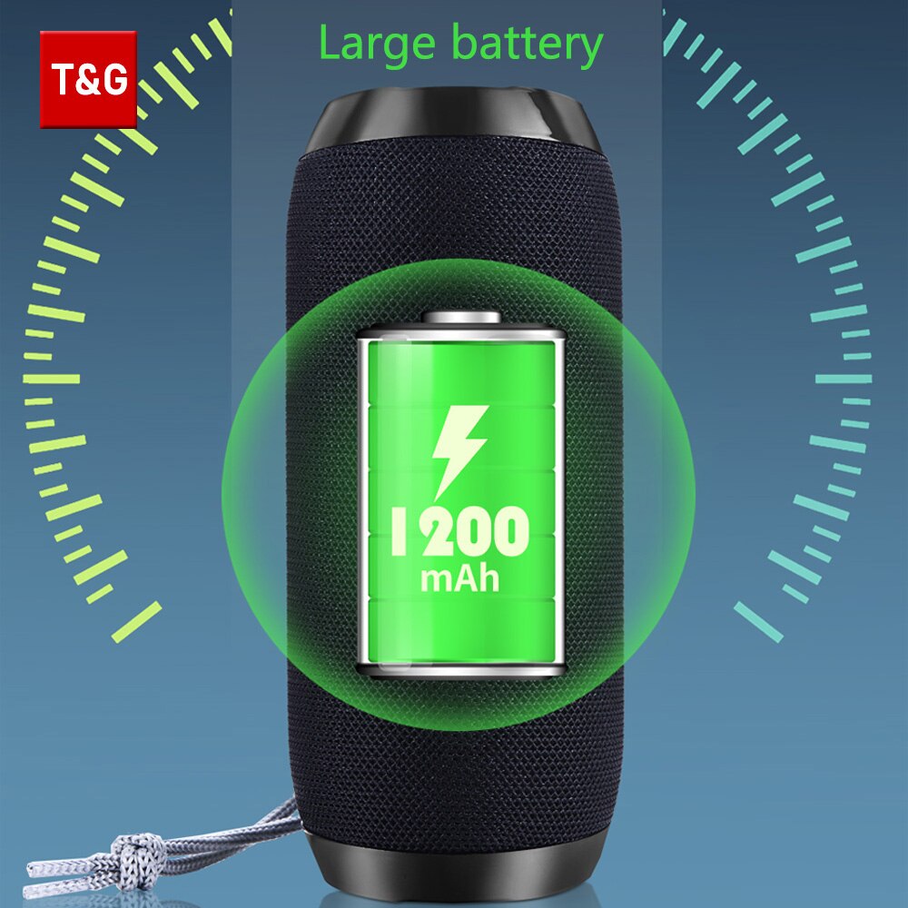 Hochwertiger drahtloser Bluetooth-Lautsprecher: Klein, tragbar, mit lautem Subwoofer, FM-Radio und TF-Kartenunterstützung