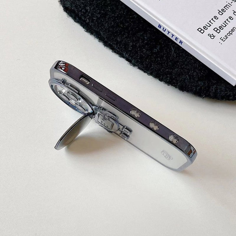 Premium Apple iPhone Case | MagSafe Compatible, Camera Lens Protection, Screen Protection | Ultra Thin, Shockproof, Magnetic, Full All-Around Protection Cover – Astronaut Design, Glitter Film, Lens Stand, Soft TPU, Durable & Stylish