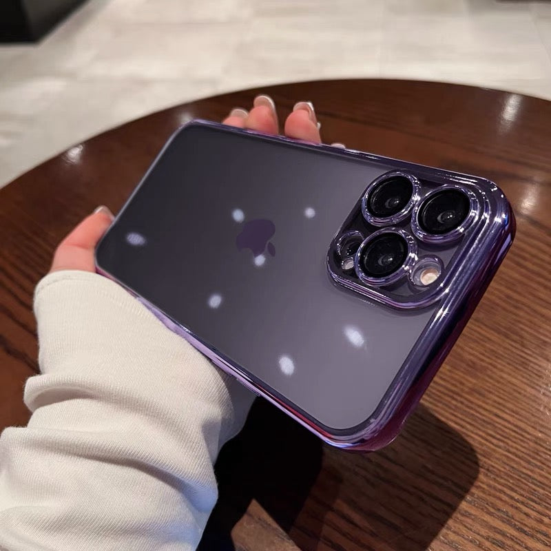 Luxus Stoßfeste Transparente Silikonhülle für Apple iPhone 17/17 Air, 16/16e, 15, 14, 13 Pro Max Plus | Premium Beschichtung, Wasserabweisend & Kratzfestes Transparentes Glitter Design