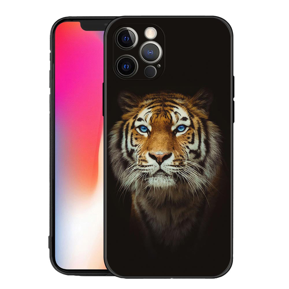 Hochwertige iPhone-Hülle mit Tierdesigns: Wolf, Hund, Katze, Vogel, Löwe, Tiger | MagSafe-kompatibles Case mit Kameralinsenschutz | Premium Hardcase für Apple iPhone 17/17 Air, 16/16e, 15, 14, 13 Pro Max Plus Cover | Stoßsichere Handyhülle & Panzertasche