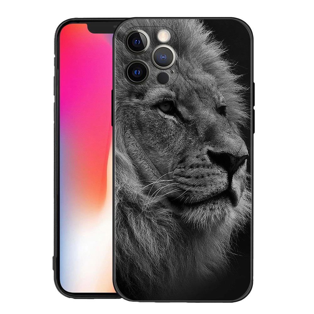 Hochwertige iPhone-Hülle mit Tierdesigns: Wolf, Hund, Katze, Vogel, Löwe, Tiger | MagSafe-kompatibles Case mit Kameralinsenschutz | Premium Hardcase für Apple iPhone 17/17 Air, 16/16e, 15, 14, 13 Pro Max Plus Cover | Stoßsichere Handyhülle & Panzertasche