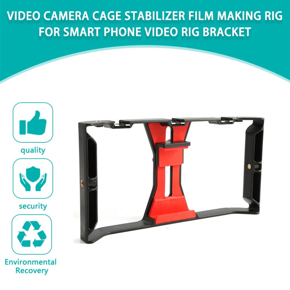 Kamera-Käfig Stabilisator für Smartphones: Filmproduktion Rig & Handgriff Halterung | Premium und Android - Phone Heaven Zone
