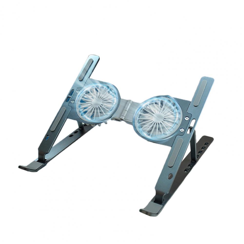 Gute Qualität Klappbare Tablet-Halterung mit Kühlventilator für Gaming-Notebooks und Tablets bis 17 Zoll - Tragbarer Laptop