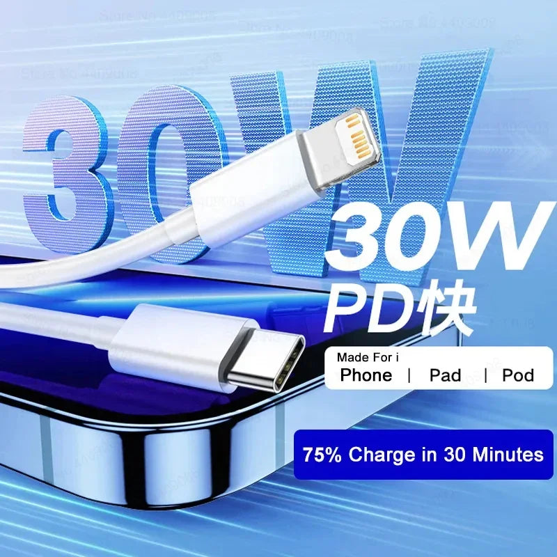 Premium PowerLink™ 20W Type C charging cable Smartphones, Apple iPhone, Samsung, iOS & Android
