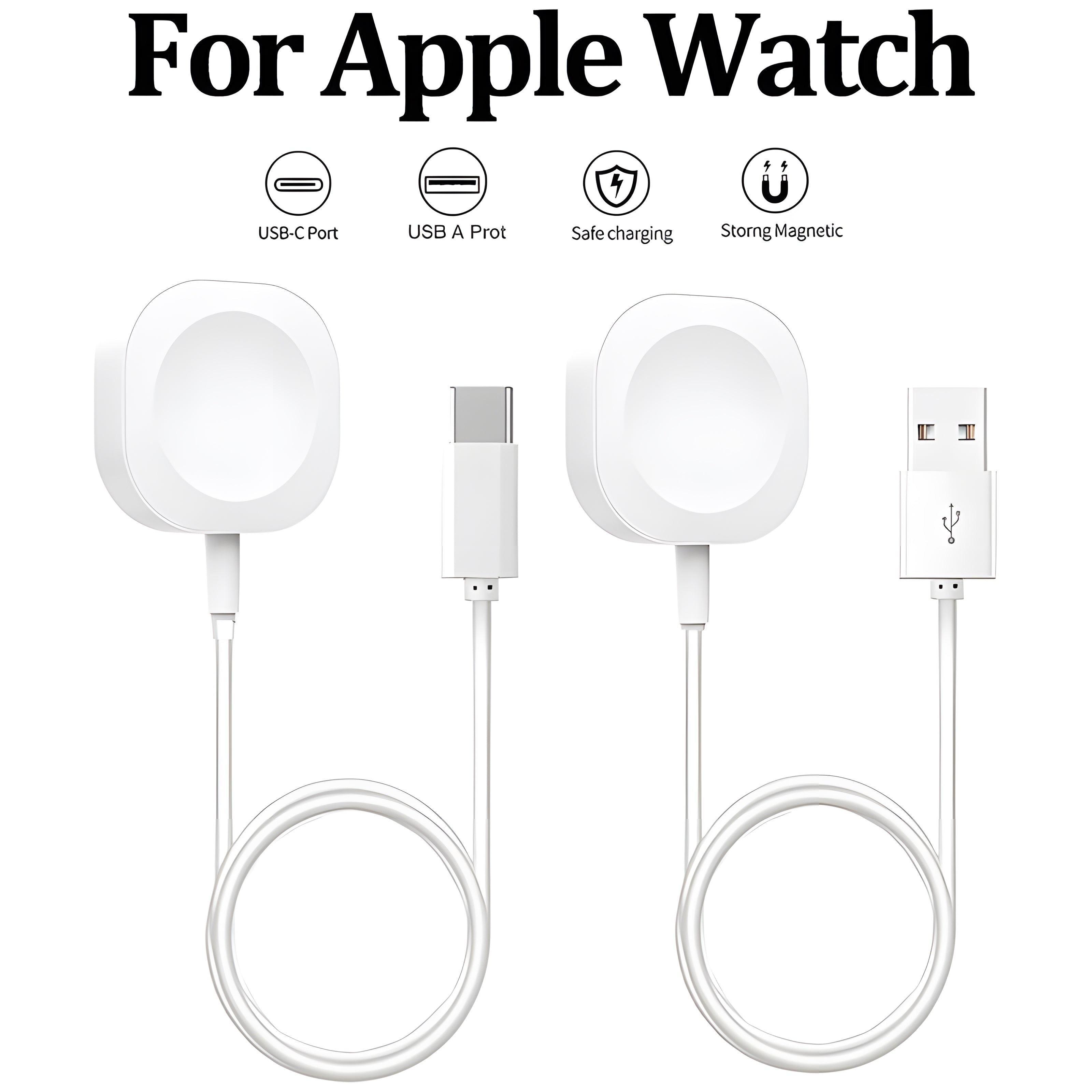 Hochwertiges Kabel für Apple iWatch Wireless Charger Watch 9 8 7 6 Laden | Prämie USB Lightning Ladekabel - Phone Heaven Zone
