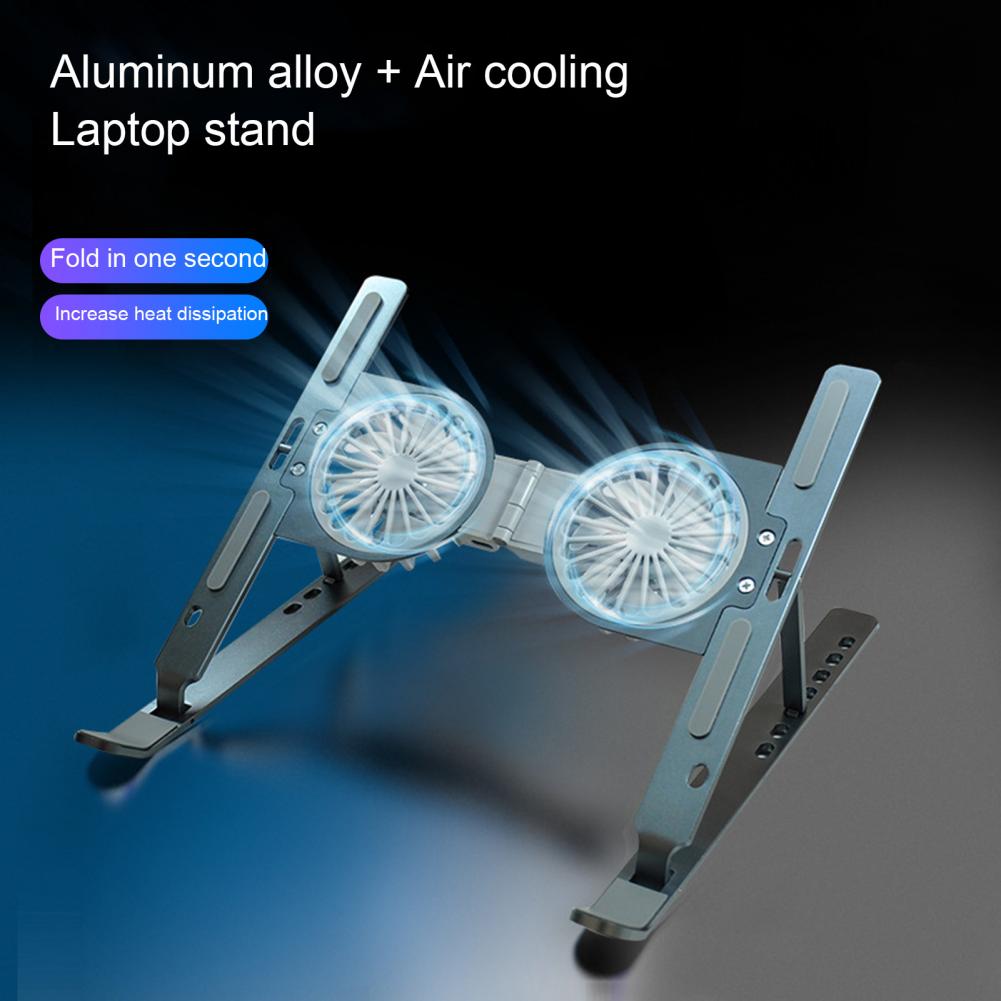 Gute Qualität Klappbare Tablet-Halterung mit Kühlventilator für Gaming-Notebooks und Tablets bis 17 Zoll - Tragbarer Laptop