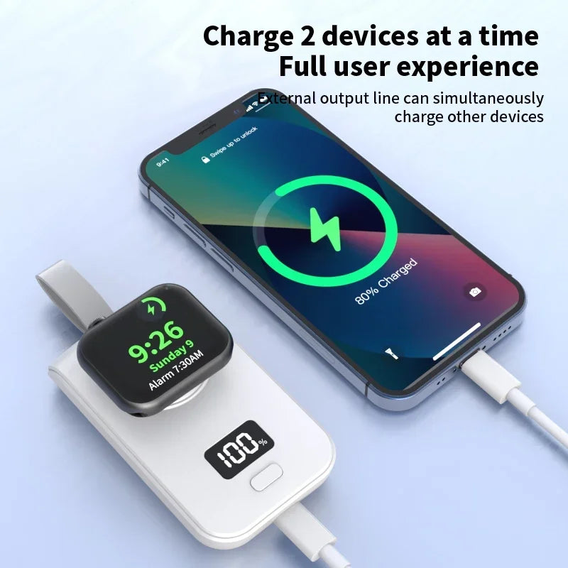Hacrin 3 in 1 Wireless Charging station for Apple Watch Series 7 Charger Dock Fast Charging Station for Smartphones, Apple iPhone, Samsung, iOS & Android