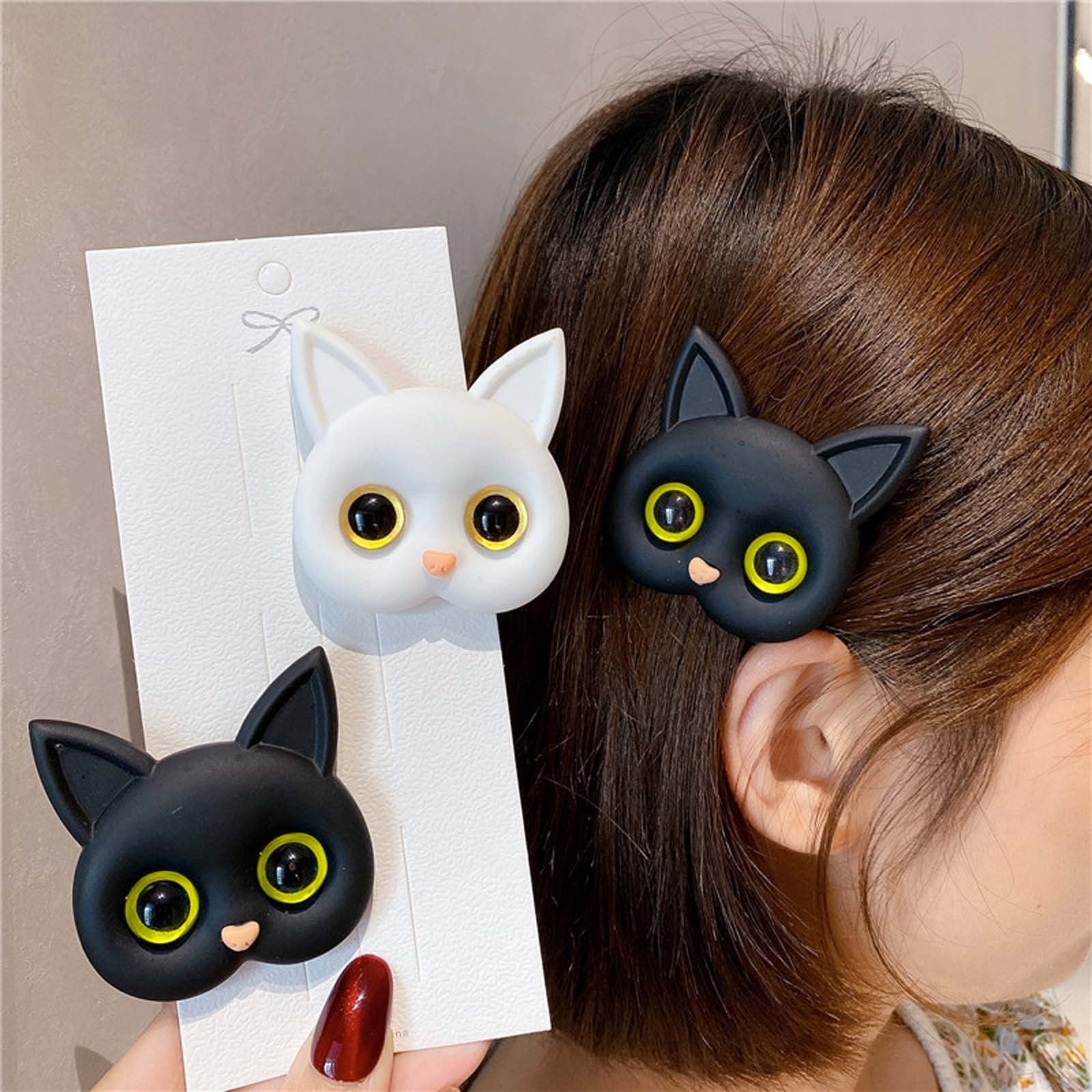 Luxury Air Sac Telefon Halter Griptok Kawaii 3D Katze Handy Finger Ring | Stand Grip Tok Handy Zubehör iPhone | Stylischer