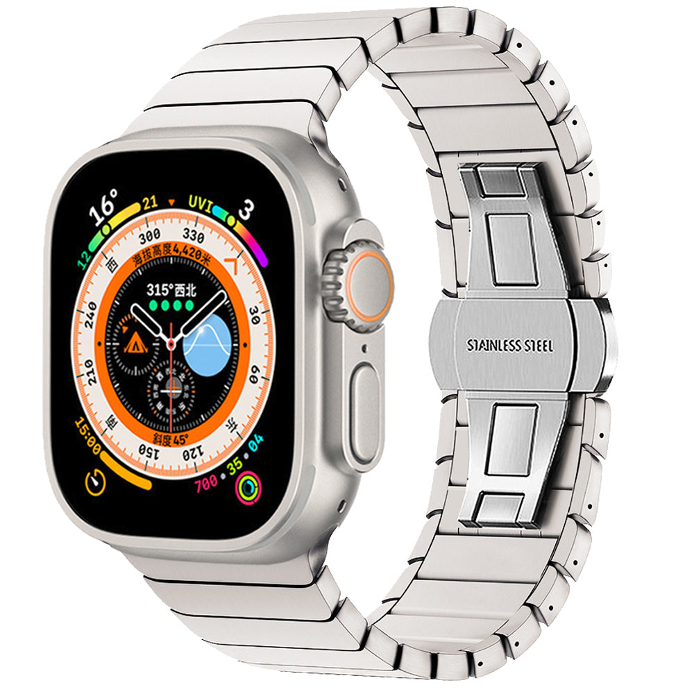 Titan Farbband für Luxury Apple Watch Serie 10/9/8/7/6/5/4/3/2/1 & Ultra 2/1, SE: 2024, 2023, 2022, 2021, 2020, 2019, 2018,
