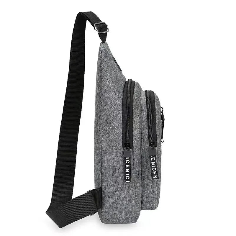Hochwertige Neue Multifunktions-Brusttasche 2024: Herrenmode Trend aus Oxford Stoff, koreanischer Stil, Lässig und Wasserdicht - Phone Heaven Zone