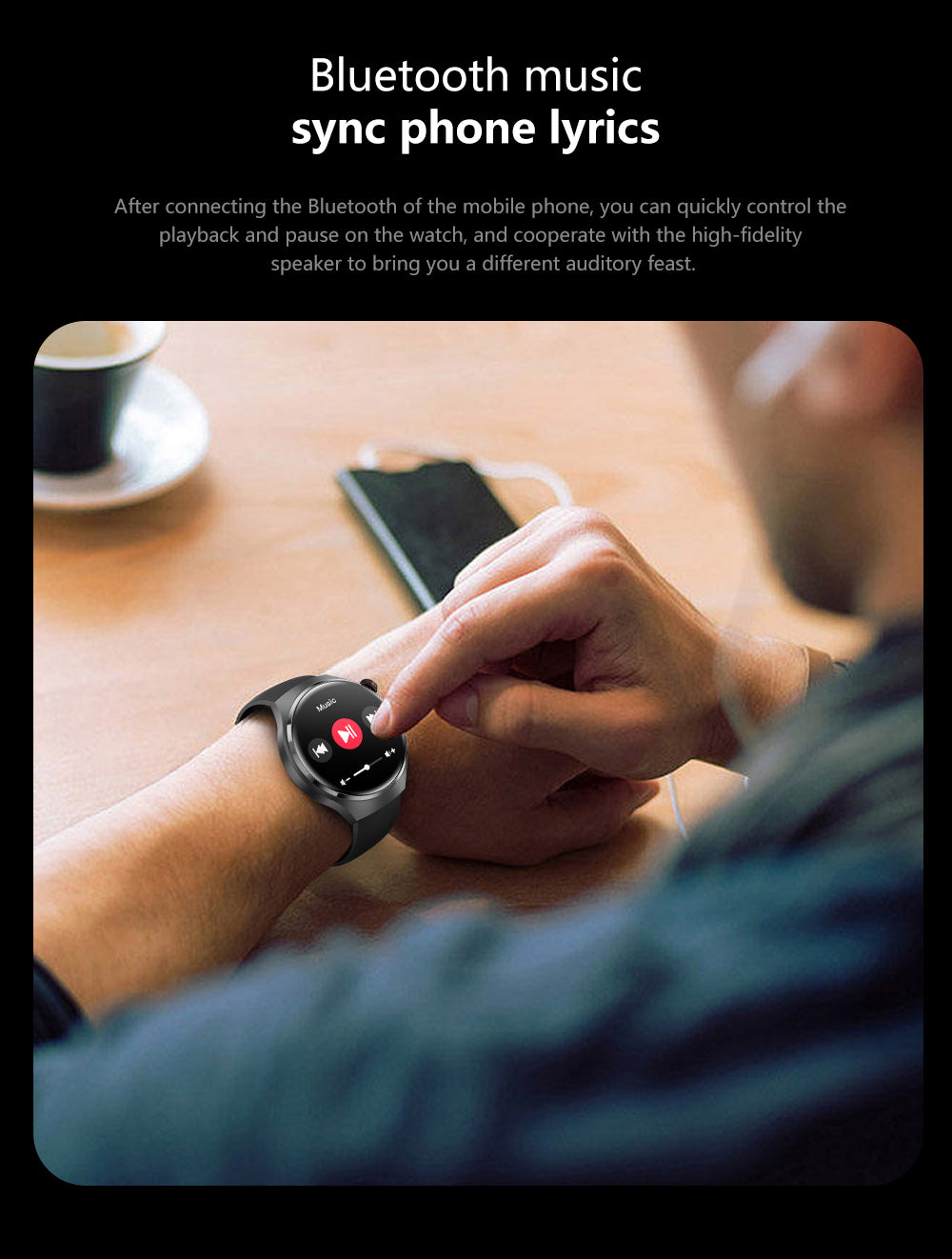 Premium GPS-Smartwatch für Männer: 360*360 HD-Bildschirm, Herzfrequenz, Bluetooth-Anruf, NFC, IP68 wasserdicht, Blutzucker-Smartwatch | Limitierte Auflage