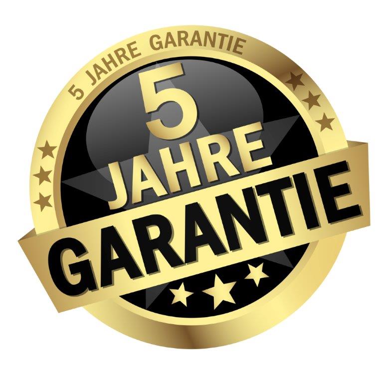 5 Jahre Kostenlose Ersatzgarantie — Längster Schutz